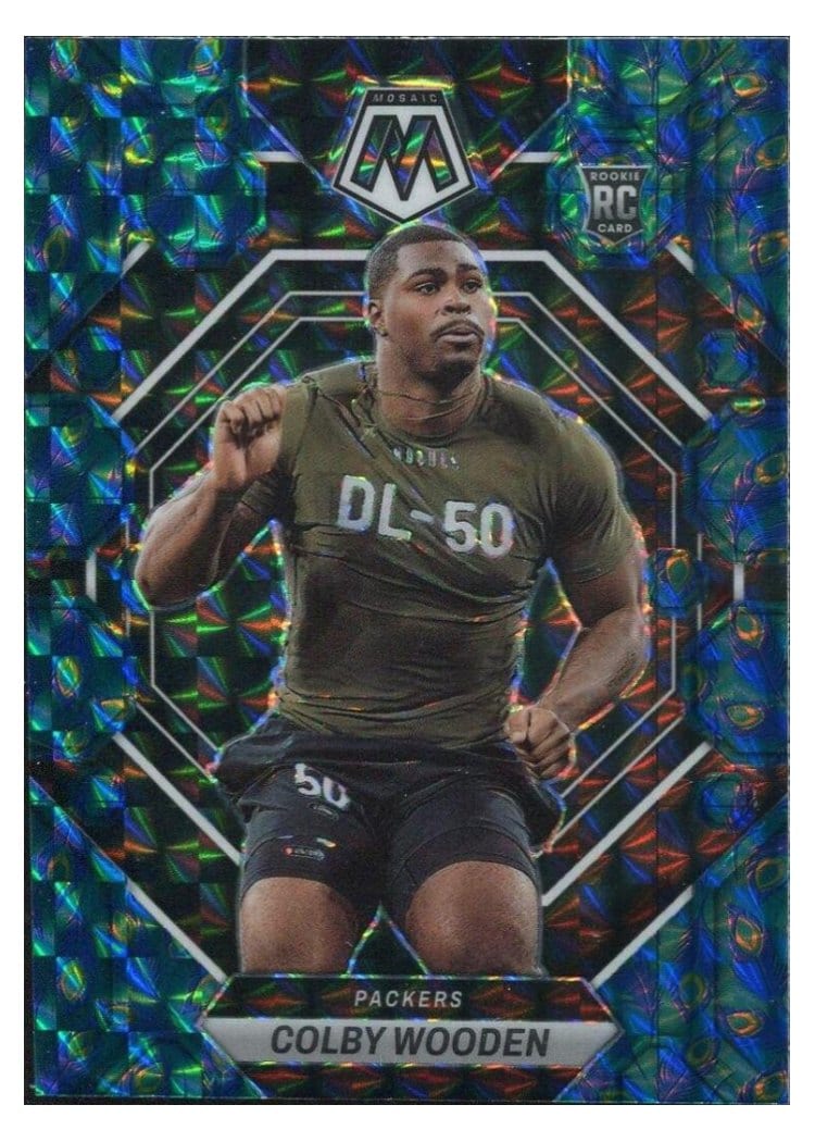 2023 Panini Mosaic Base Set Colby Wooden #303 card