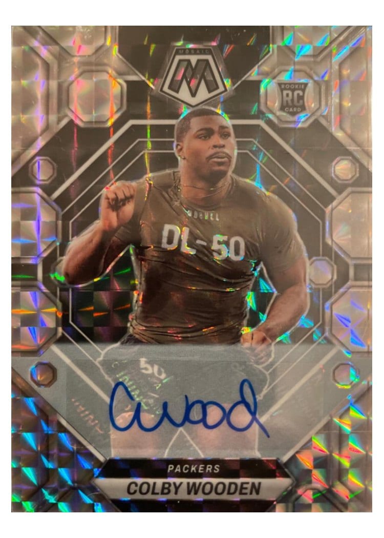 2023 Panini Mosaic Base Set Colby Wooden #303 card