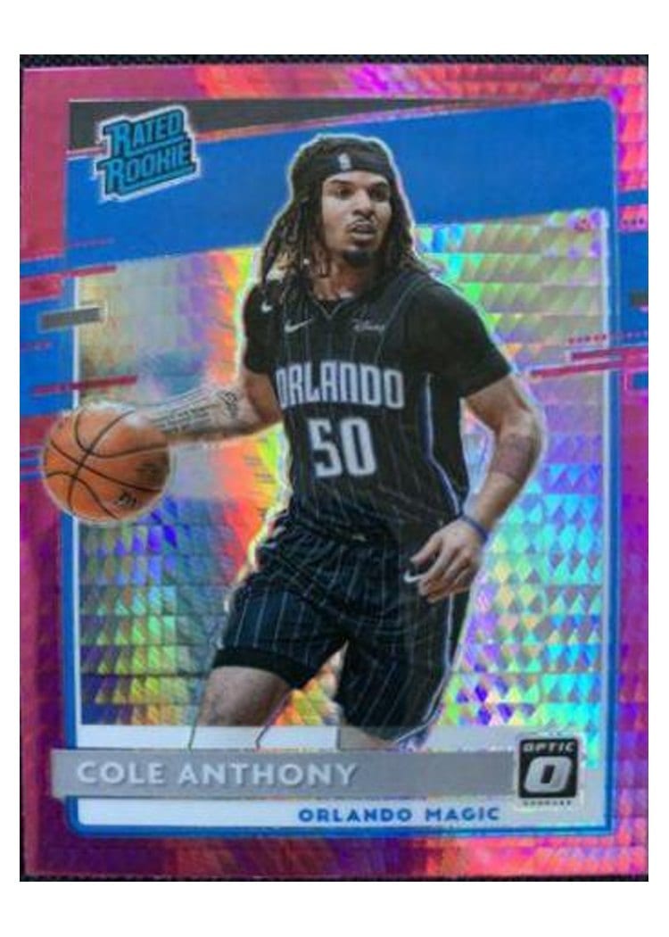2020-21 Donruss Optic Base Set Cole Anthony #165 card