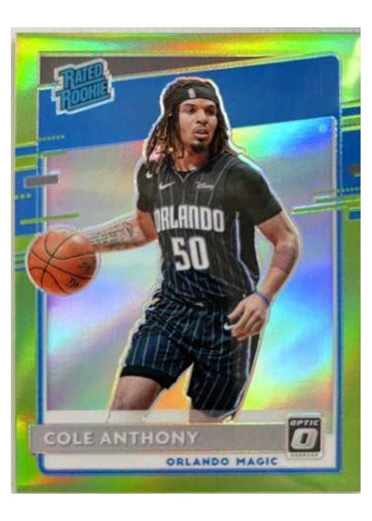 2020-21 Donruss Optic Base Set Cole Anthony #165 card
