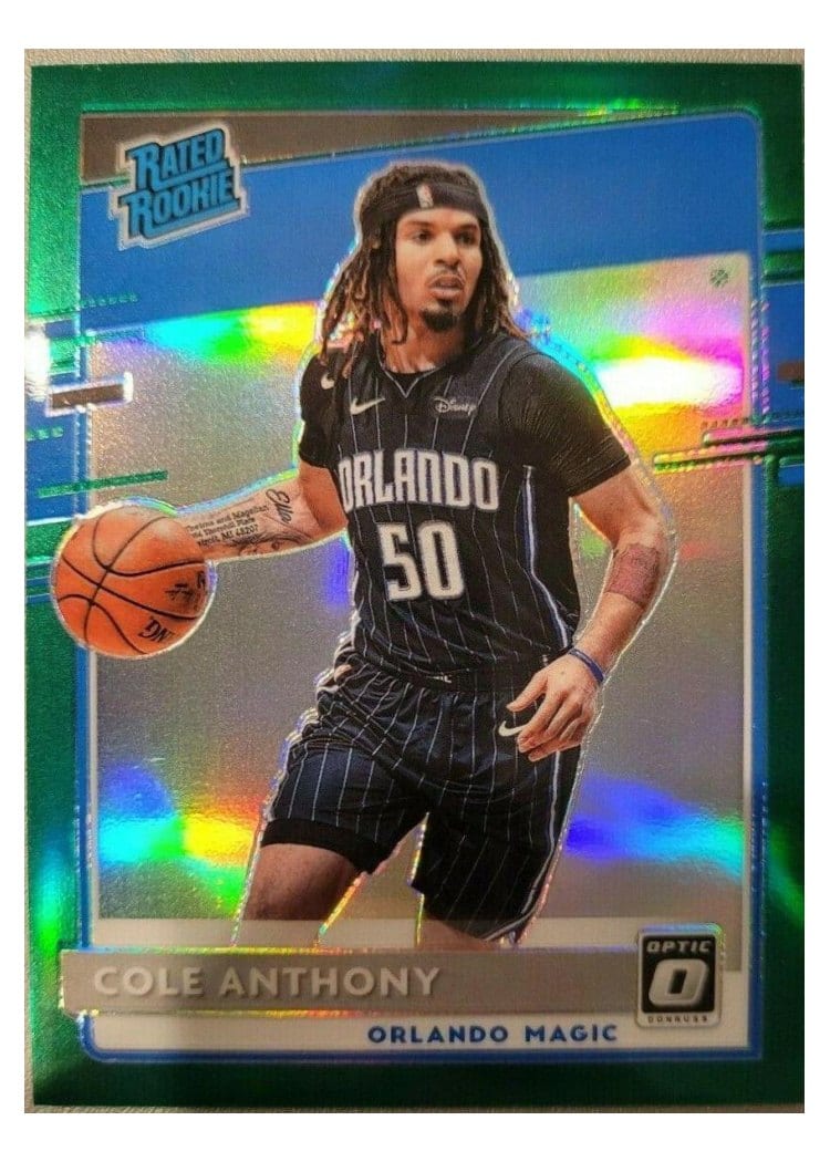 2020-21 Donruss Optic Base Set Cole Anthony #165 card