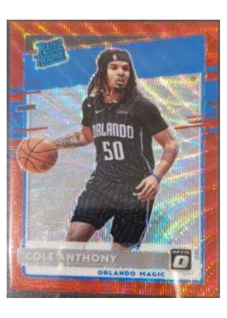 2020-21 Donruss Optic Base Set Cole Anthony #165 card