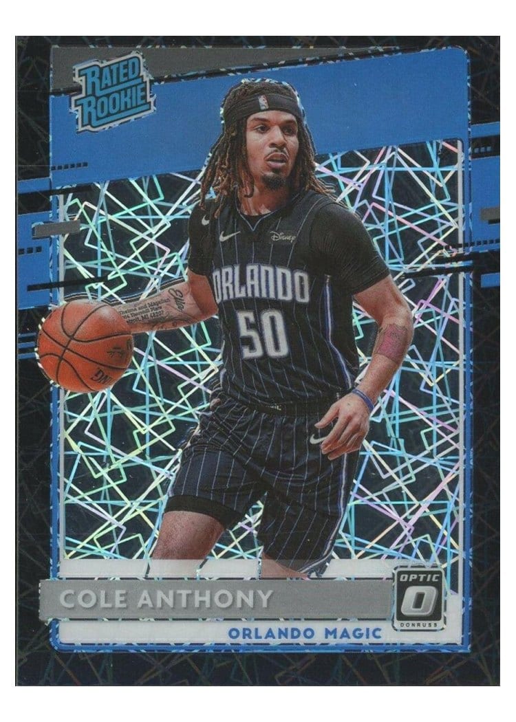 2020-21 Donruss Optic Base Set Cole Anthony #165 card