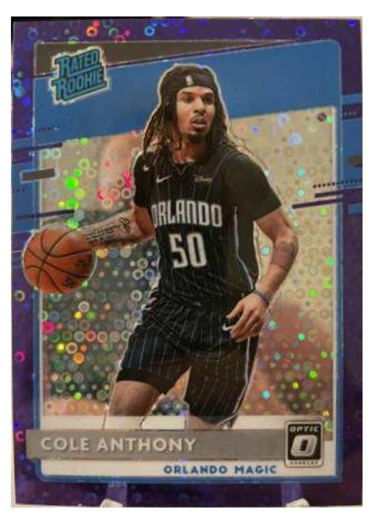 2020-21 Donruss Optic Base Set Cole Anthony #165 card