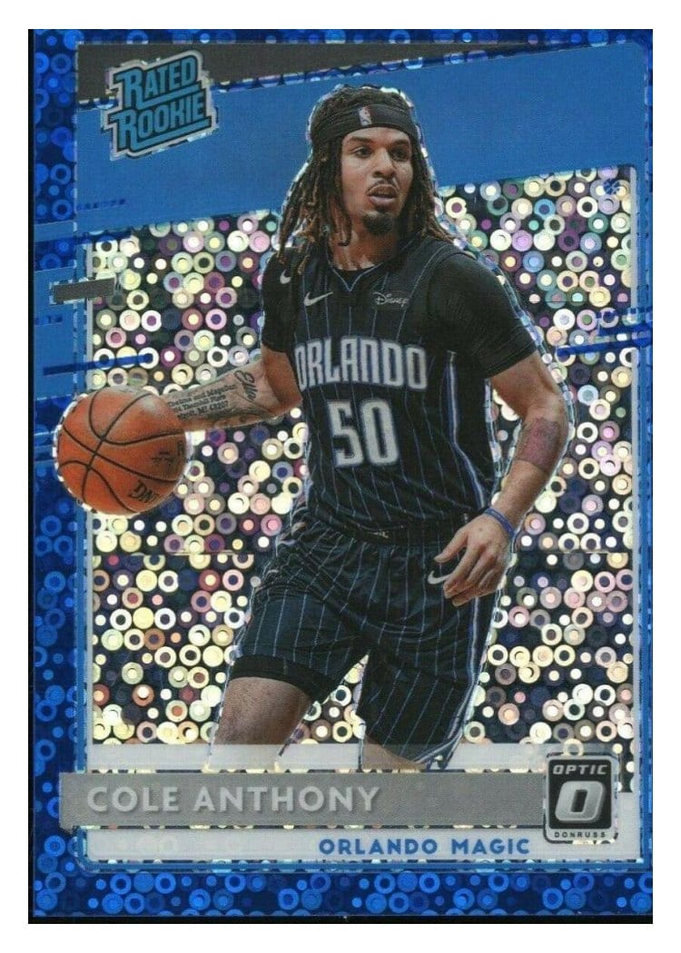 2020-21 Donruss Optic Base Set Cole Anthony #165 card