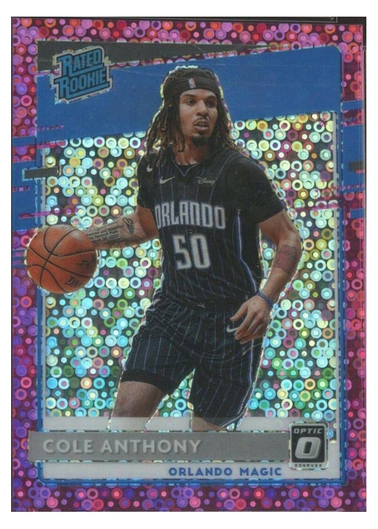 2020-21 Donruss Optic Base Set Cole Anthony #165 card