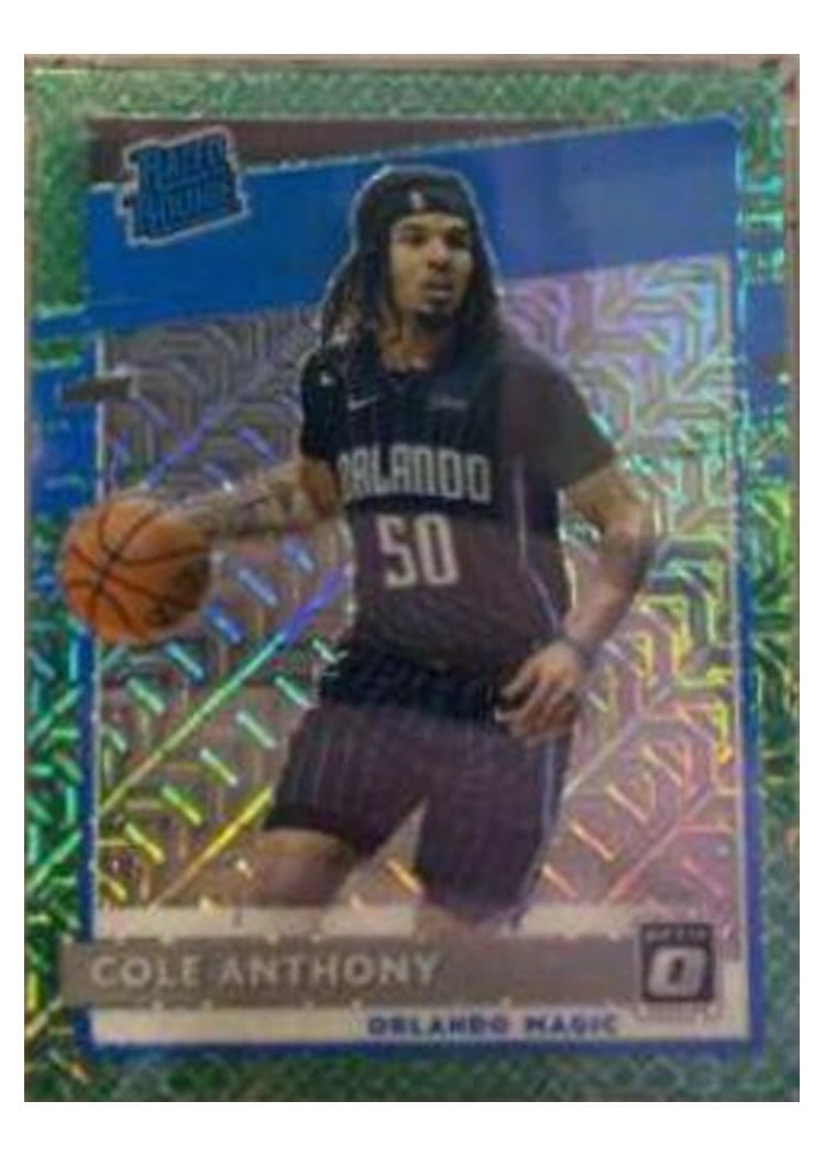 2020-21 Donruss Optic Base Set Cole Anthony #165 card