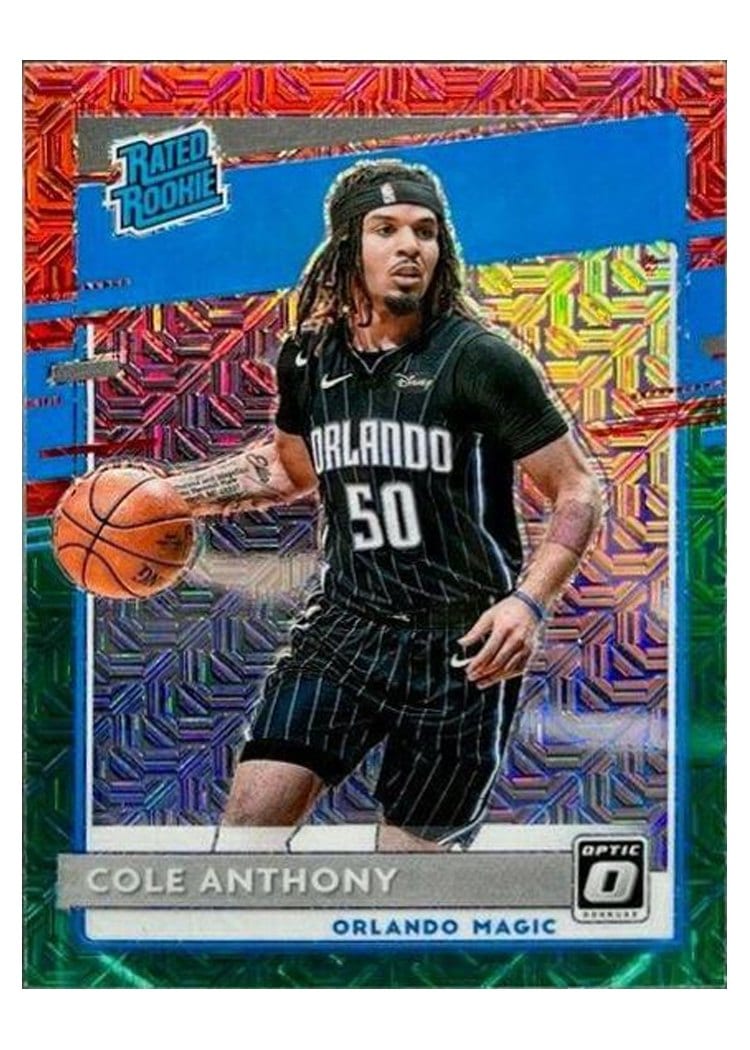 2020-21 Donruss Optic Base Set Cole Anthony #165 card