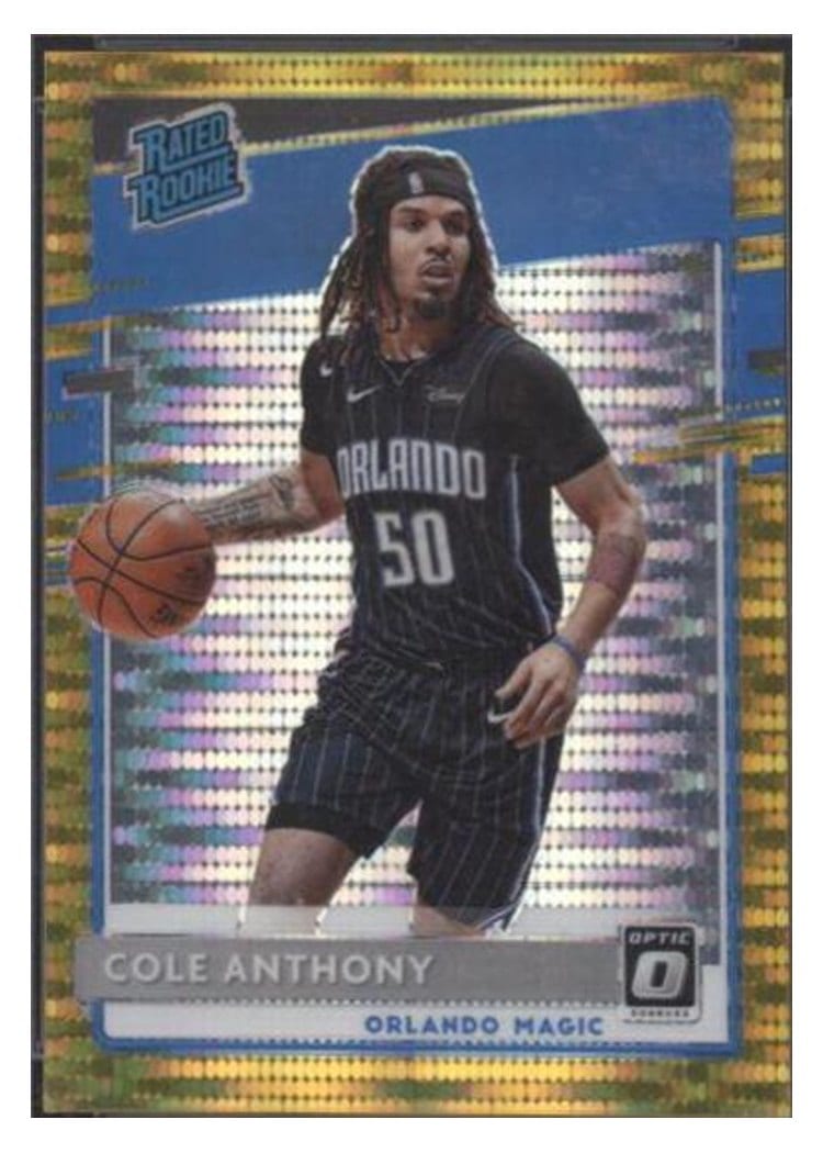 2020-21 Donruss Optic Base Set Cole Anthony #165 card
