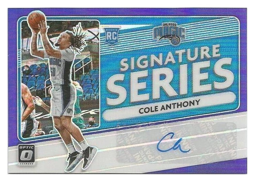 2020-21 Donruss Optic Base Set Cole Anthony #165 card