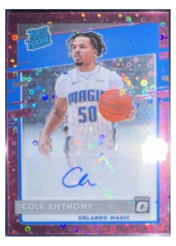 2020-21 Donruss Optic Base Set Cole Anthony #165 card