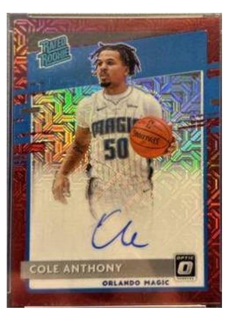 2020-21 Donruss Optic Base Set Cole Anthony #165 card