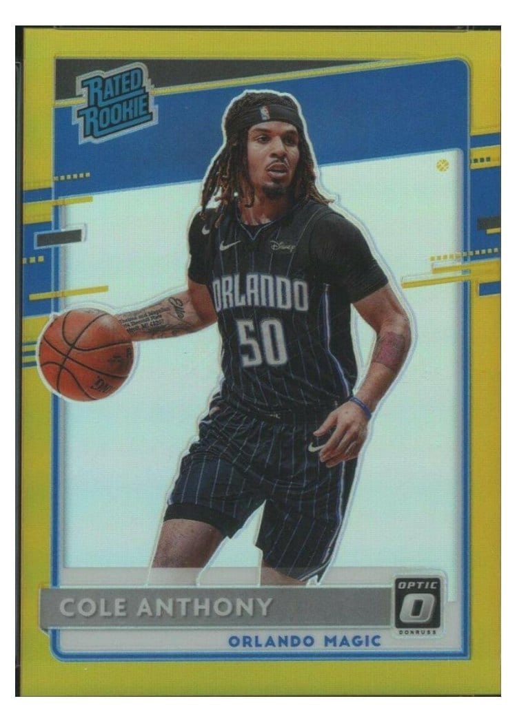 2020-21 Donruss Optic Base Set Cole Anthony #165 card