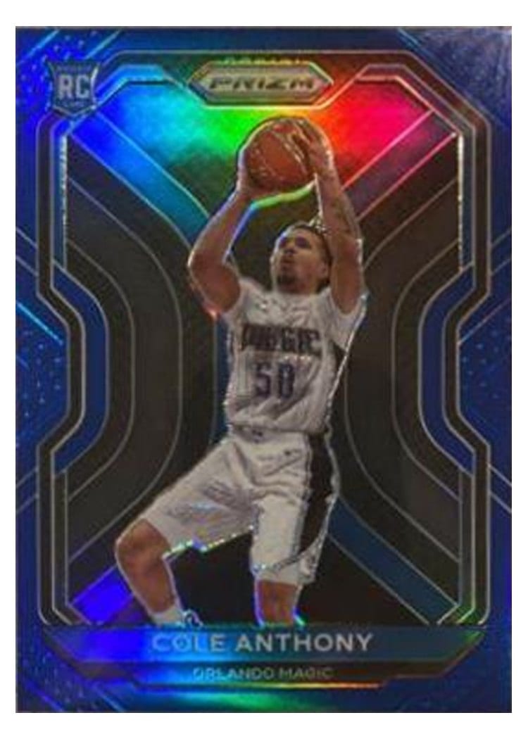 2020-21 Panini Prizm Base Set Cole Anthony #292 card