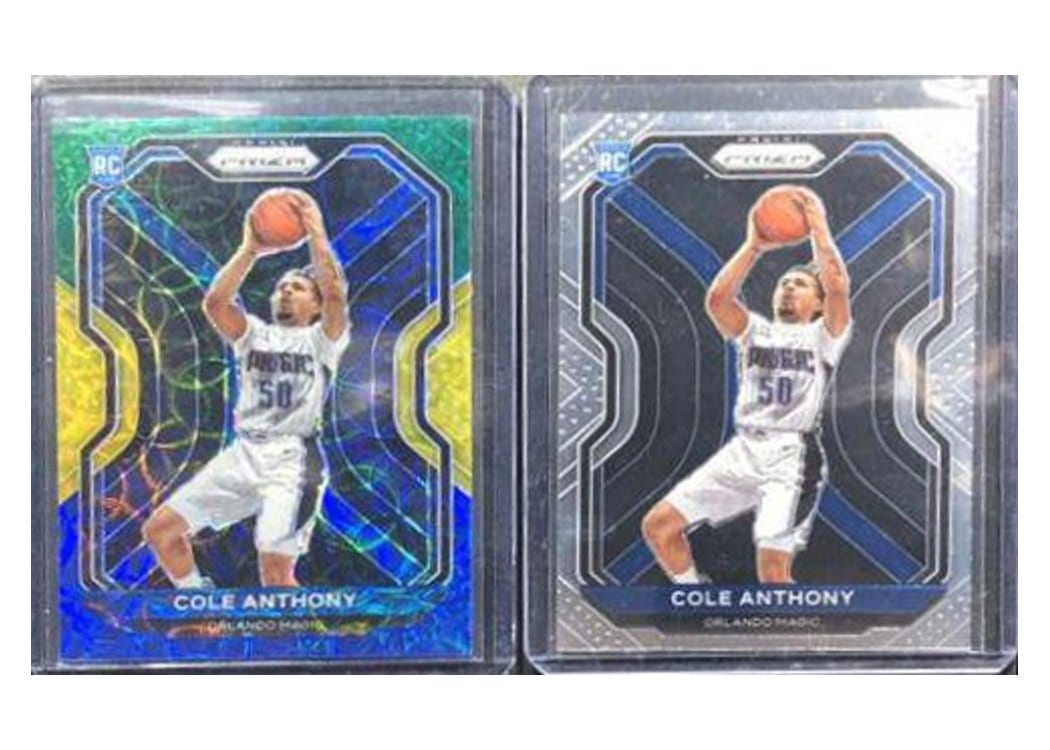 2020-21 Panini Prizm Base Set Cole Anthony #292 card