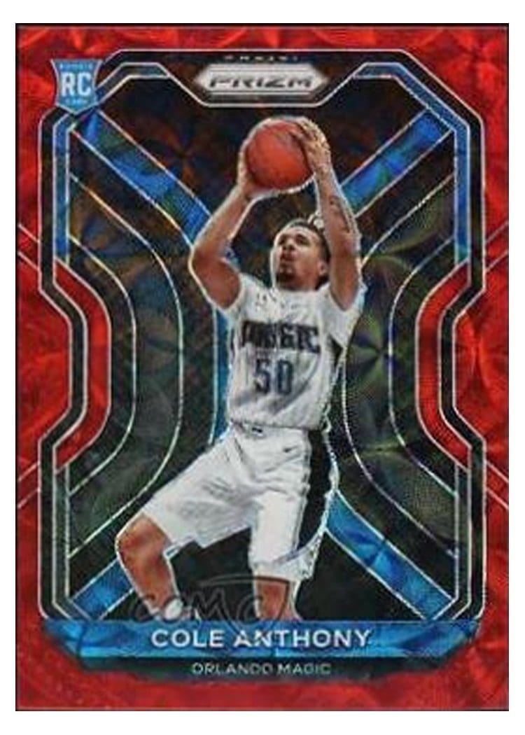 2020-21 Panini Prizm Base Set Cole Anthony #292 card