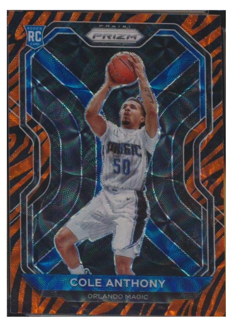 2020-21 Panini Prizm Base Set Cole Anthony #292 card