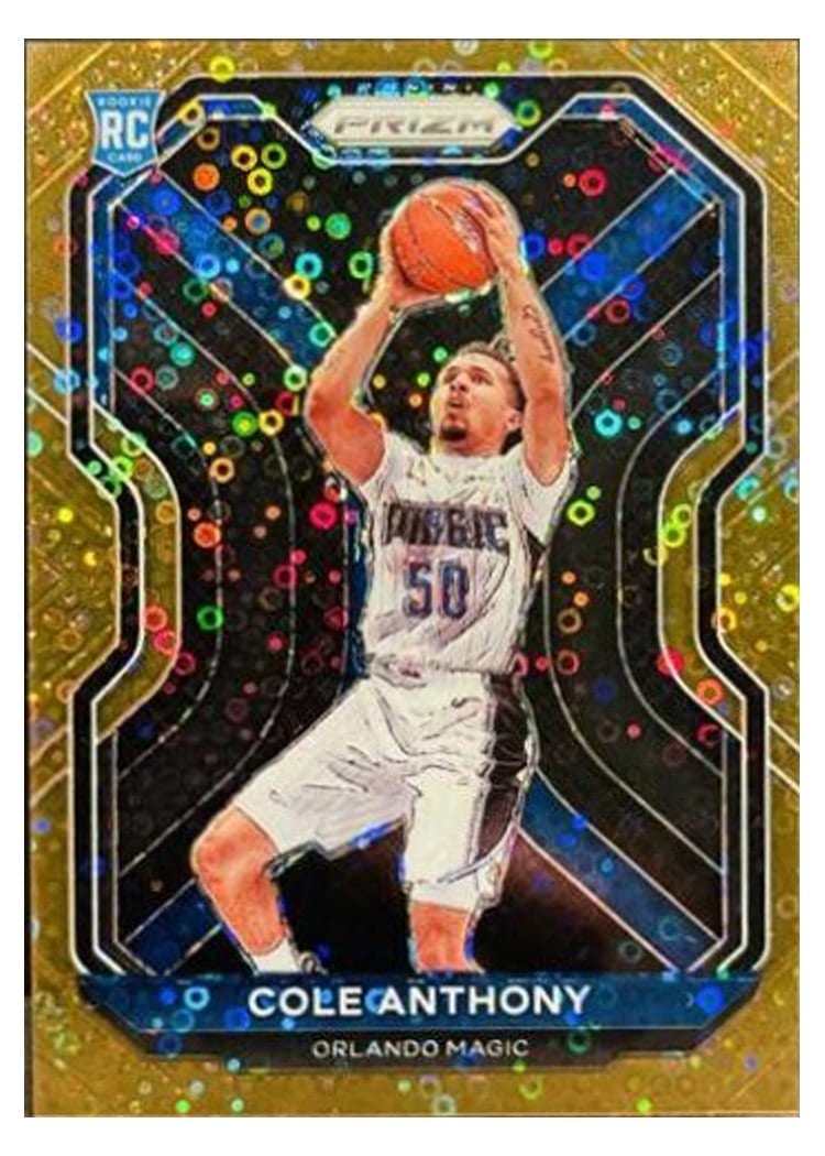 2020-21 Panini Prizm Base Set Cole Anthony #292 card