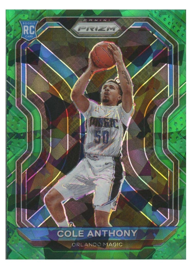 2020-21 Panini Prizm Base Set Cole Anthony #292 card
