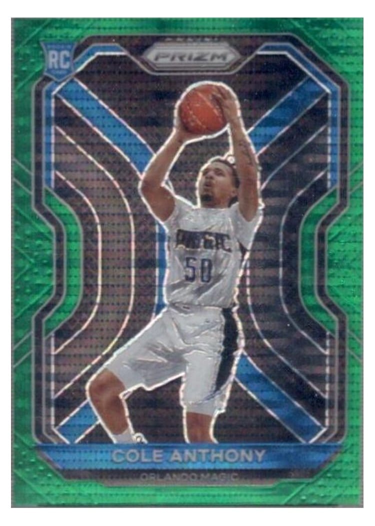 2020-21 Panini Prizm Base Set Cole Anthony #292 card