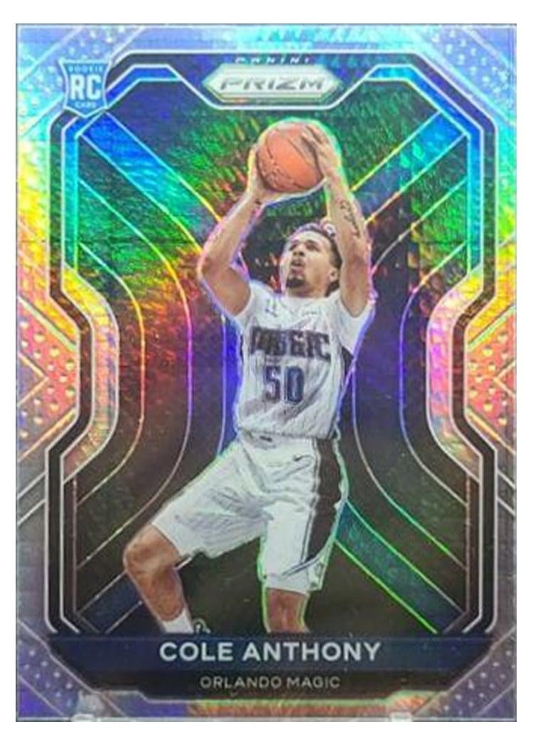 2020-21 Panini Prizm Base Set Cole Anthony #292 card