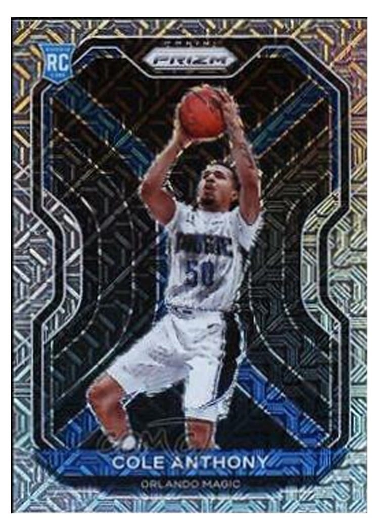 2020-21 Panini Prizm Base Set Cole Anthony #292 card