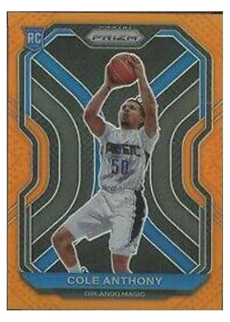 2020-21 Panini Prizm Base Set Cole Anthony #292 card