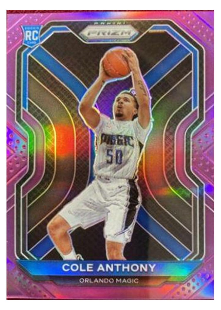 2020-21 Panini Prizm Base Set Cole Anthony #292 card