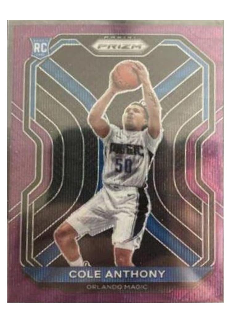 2020-21 Panini Prizm Base Set Cole Anthony #292 card