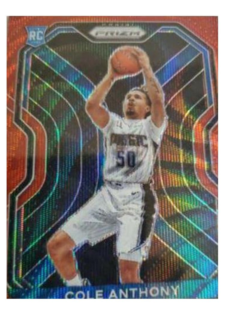 2020-21 Panini Prizm Base Set Cole Anthony #292 card