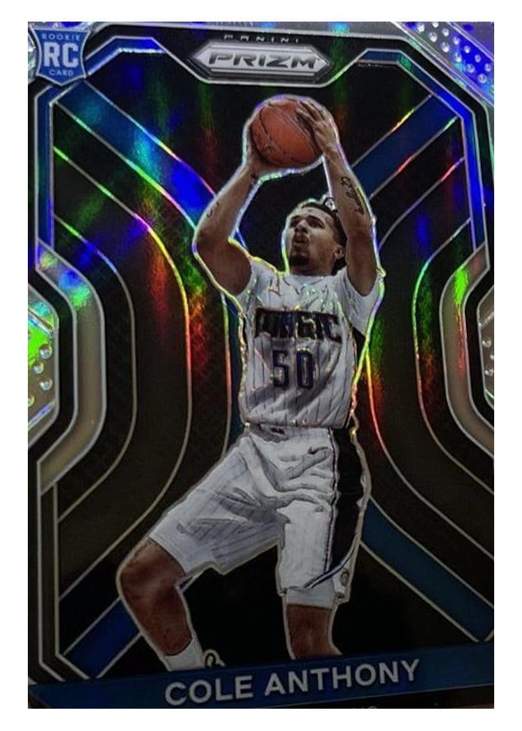 2020-21 Panini Prizm Base Set Cole Anthony #292 card