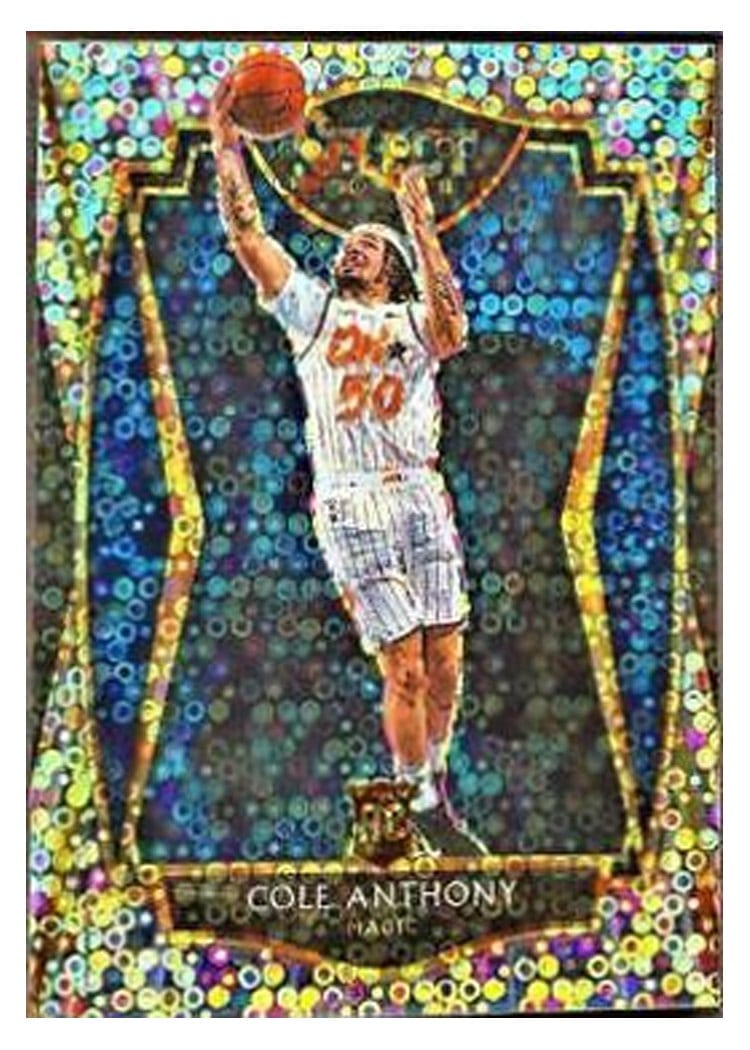 2020-21 Panini Select Base Set Cole Anthony Disco Prizm #177 card