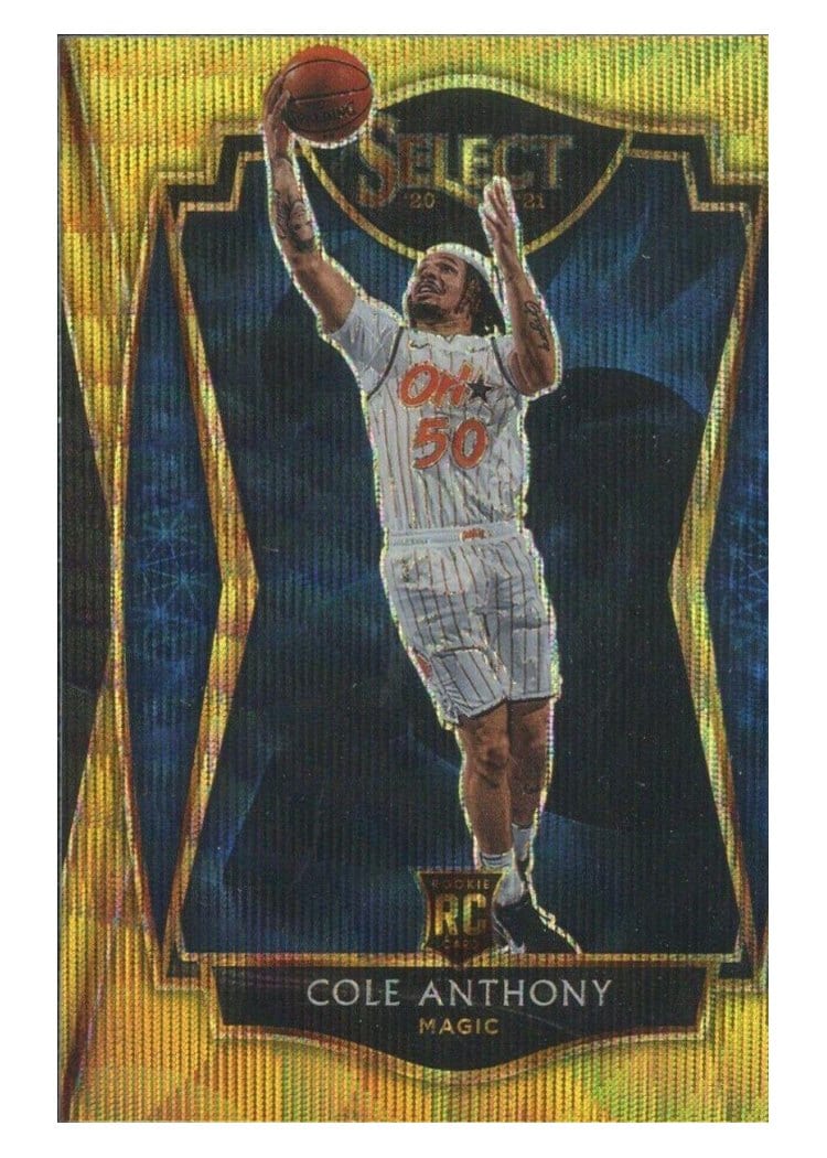 2020-21 Panini Select Base Set Cole Anthony #177 card