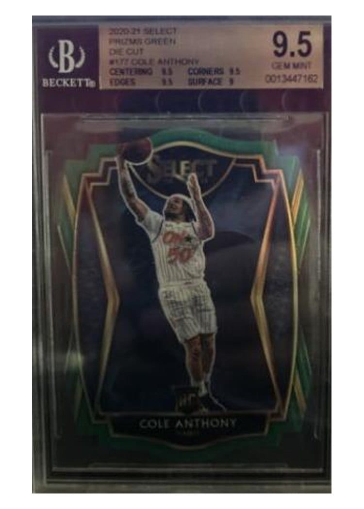 2020-21 Panini Select Base Set Cole Anthony #177 card