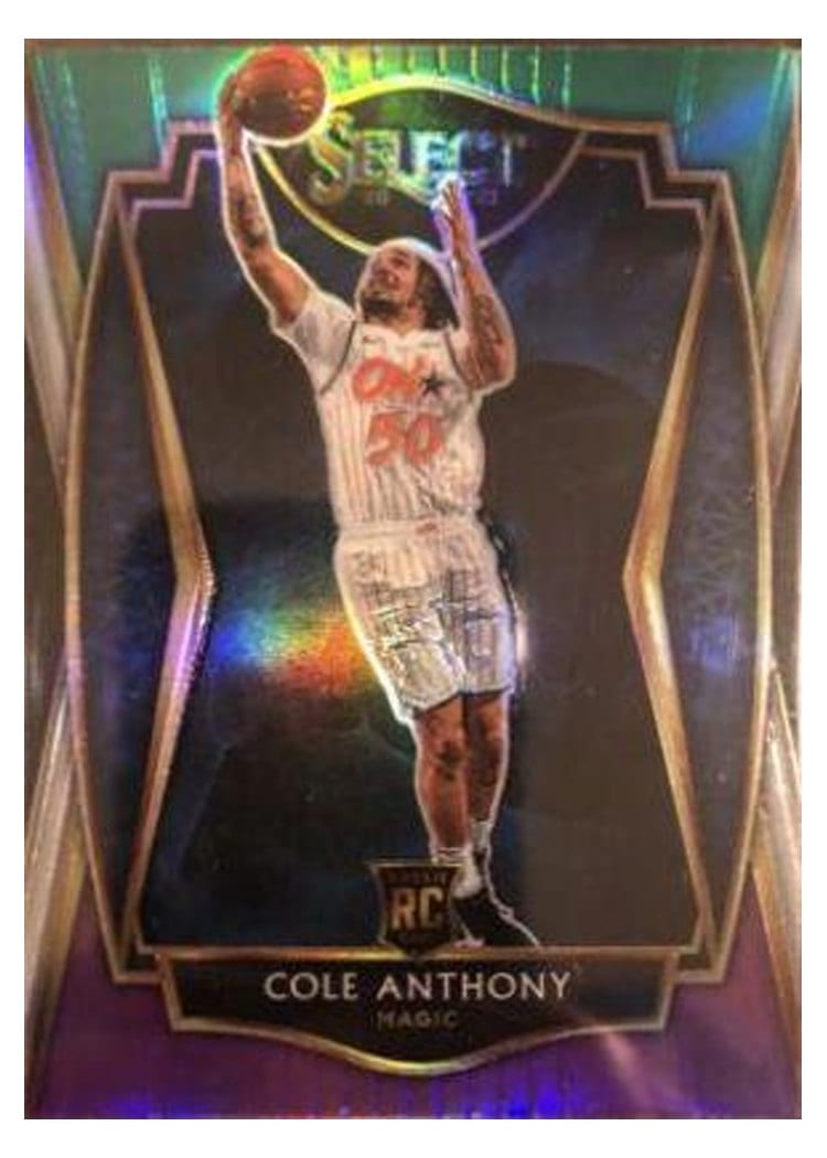 2020-21 Panini Select Base Set Cole Anthony #177 card