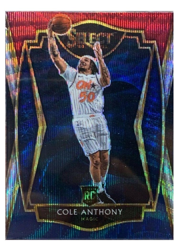 2020-21 Panini Select Base Set Cole Anthony #177 card