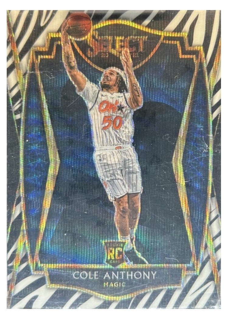 2020-21 Panini Select Base Set Cole Anthony #177 card
