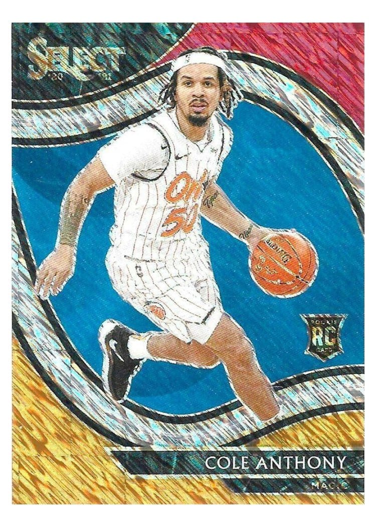 2020-21 Panini Select Base Set Cole Anthony #286 card