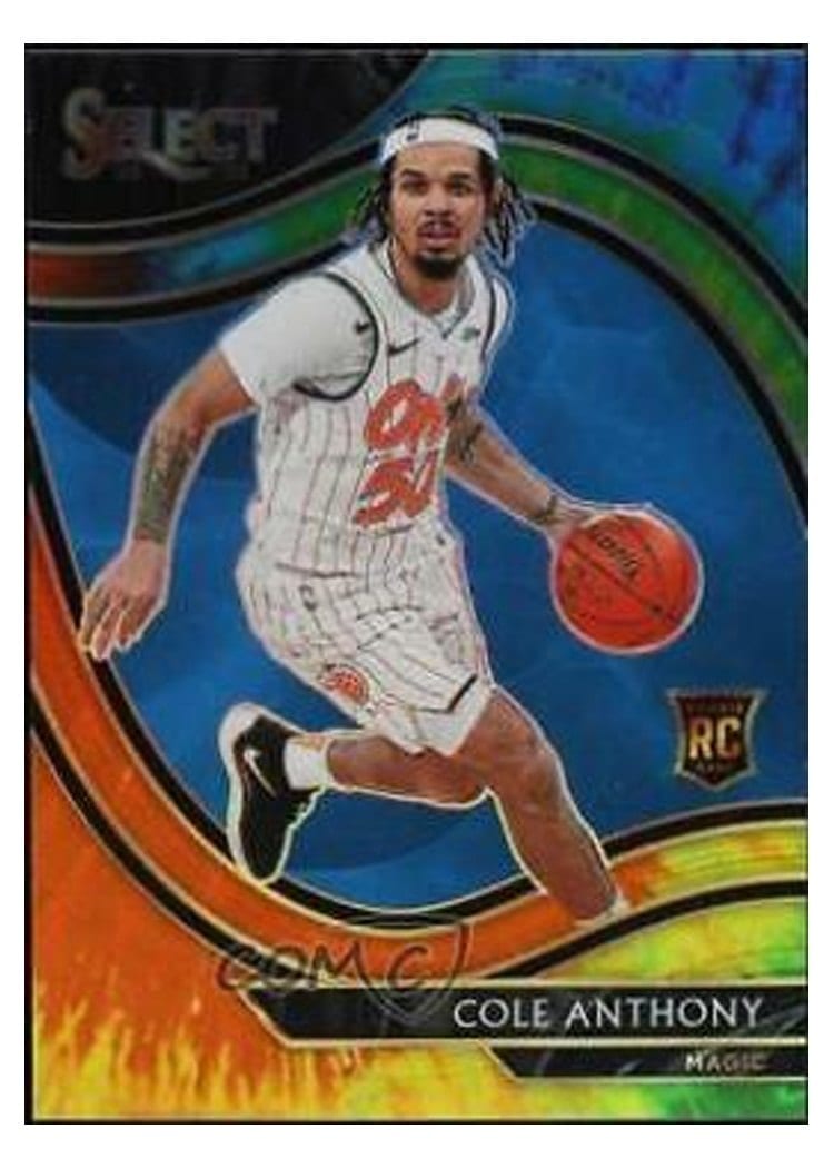 2020-21 Panini Select Base Set Cole Anthony #286 card