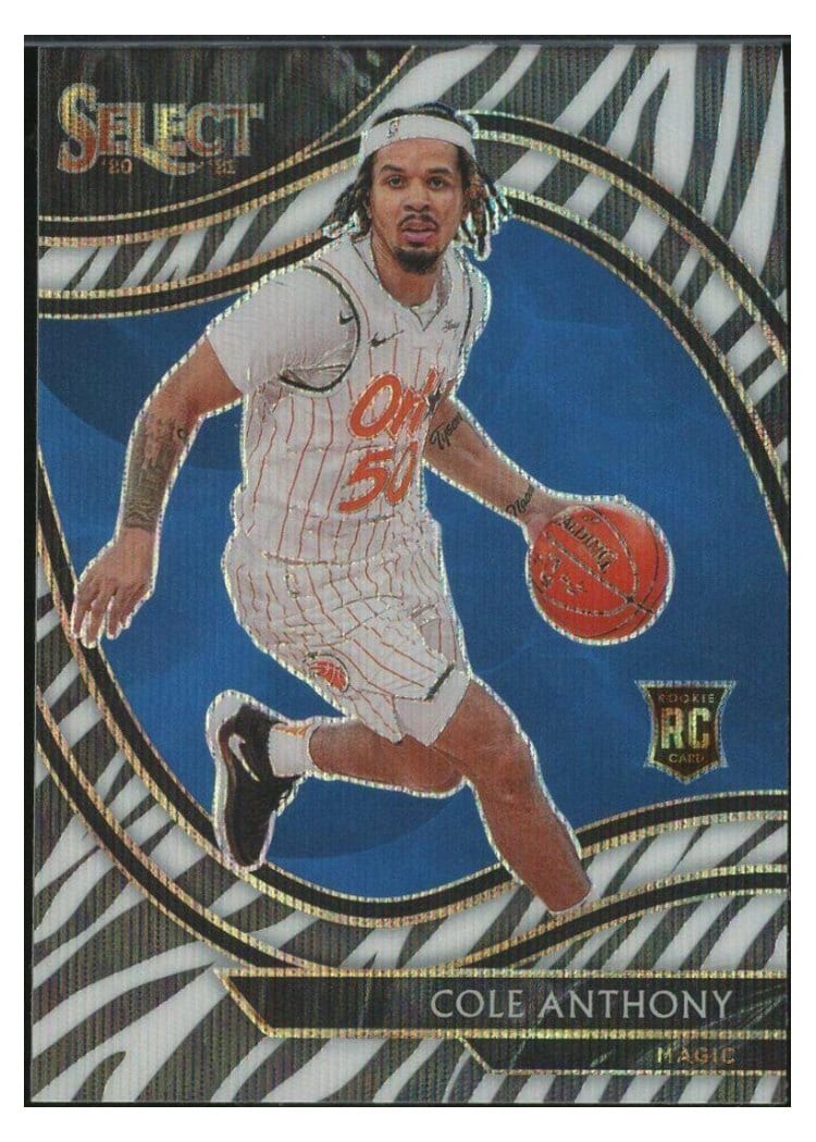 2020-21 Panini Select Base Set Cole Anthony #286 card