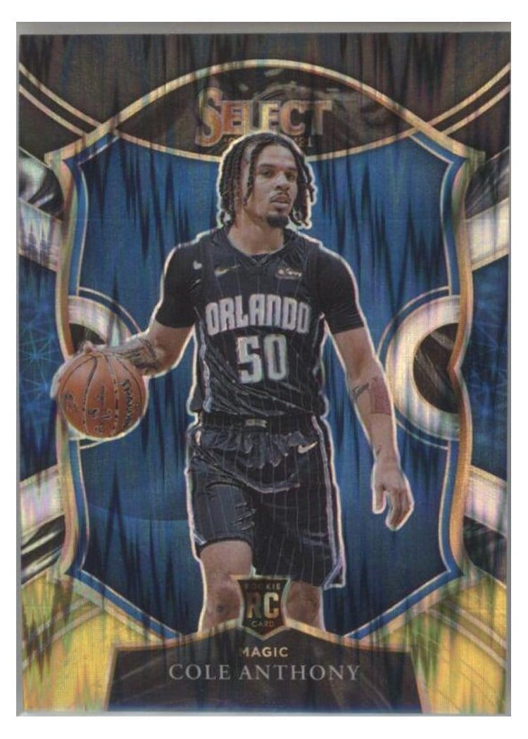 2020-21 Panini Select Base Set Cole Anthony #75 card