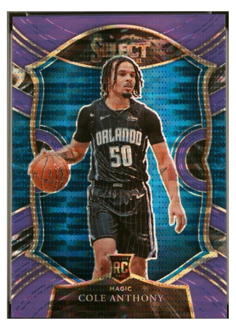 2020-21 Panini Select Base Set Cole Anthony #75 card