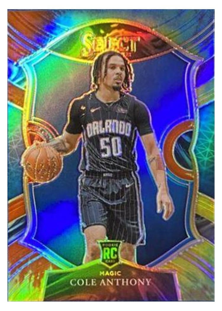 2020-21 Panini Select Base Set Cole Anthony #75 card