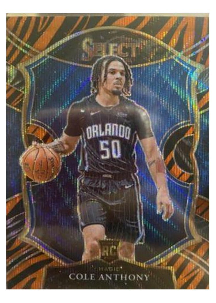 2020-21 Panini Select Base Set Cole Anthony #75 card