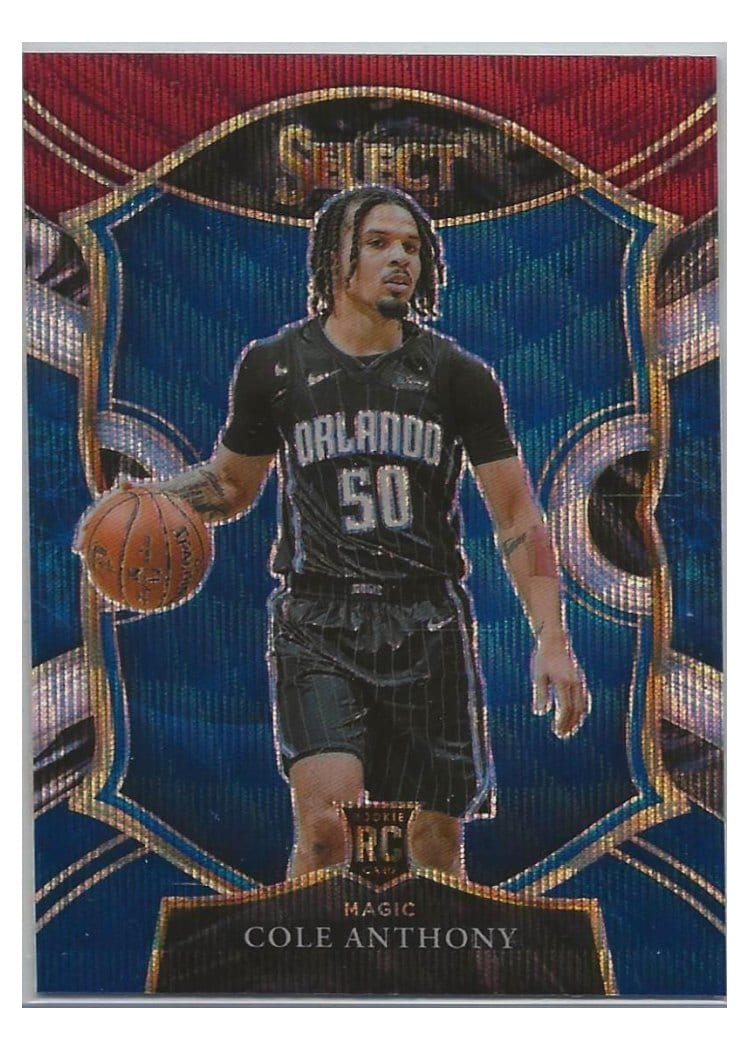 2020-21 Panini Select Base Set Cole Anthony #75 card