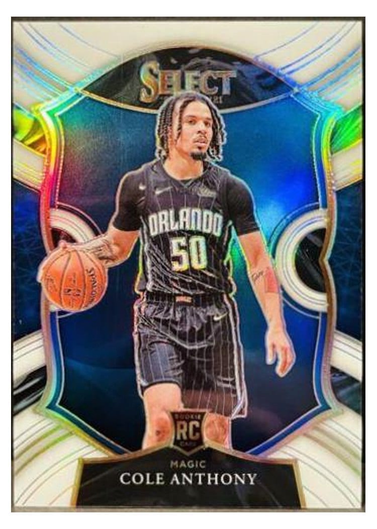 2020-21 Panini Select Base Set Cole Anthony #75 card