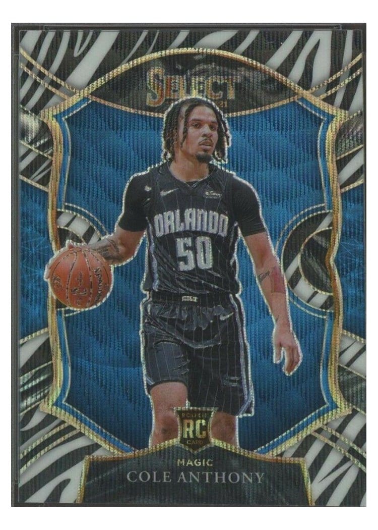 2020-21 Panini Select Base Set Cole Anthony #75 card