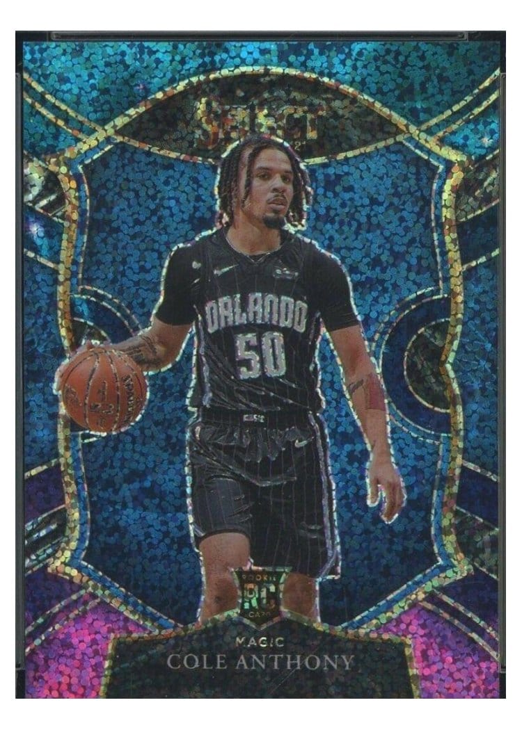2020-21 Panini Select Base Set Cole Anthony #75 card