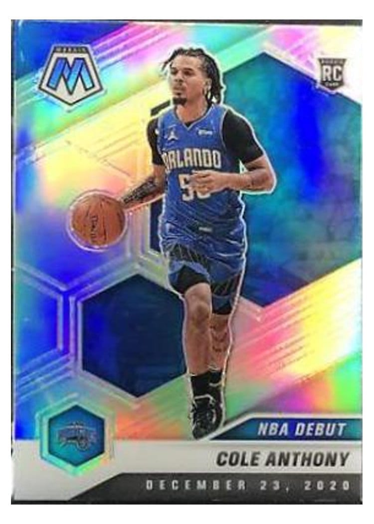 2020 Panini Mosaic Cole Anthony #268 card