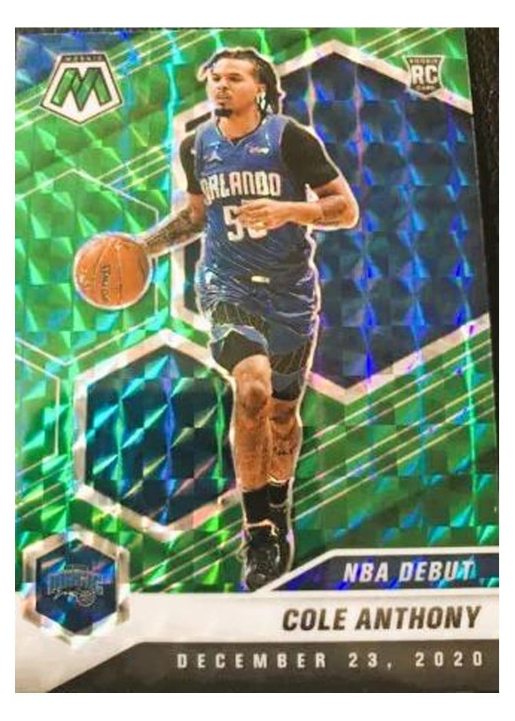 2020 Panini Mosaic Cole Anthony #268 card